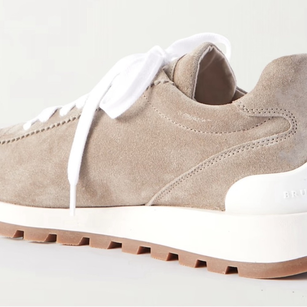 BRUNELLO CUCINELLI
Bead-embellished suede sneakers - Picture 2 of 7